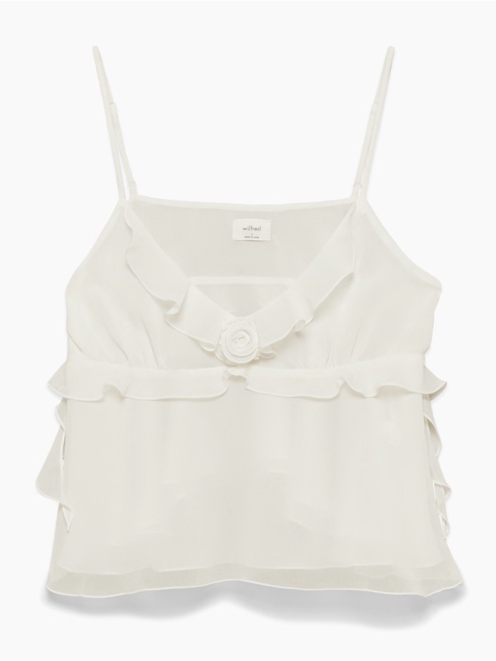 Aritzia Wilfred Blossom Camisole Light Birch